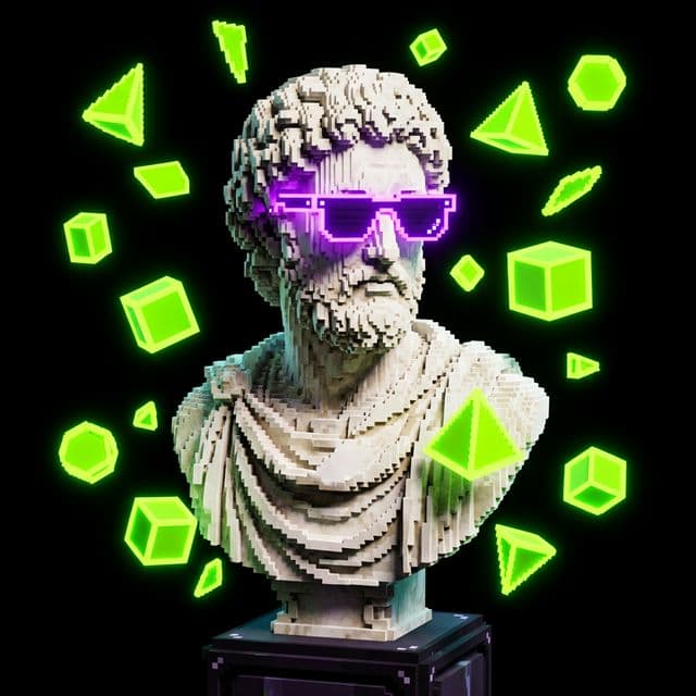 Pixel Statue